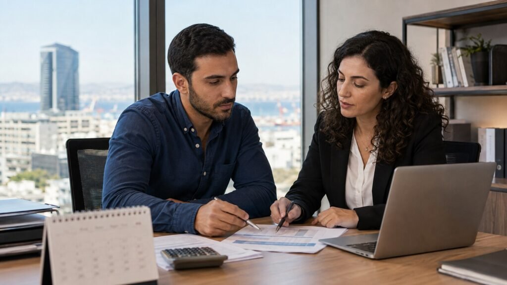 עובד ונציגת שכר בוחנים יתרת ימי חופשה ותחשיב גמר חשבון